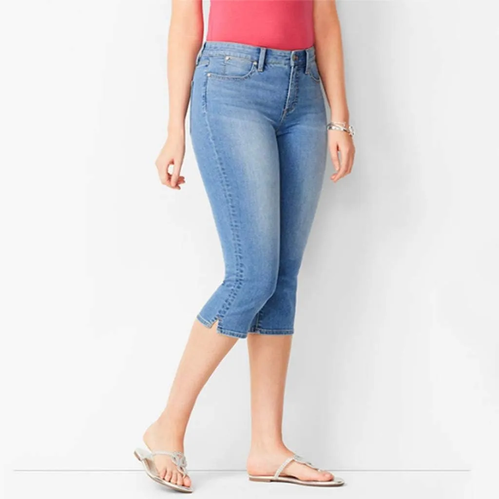 Women's Capri Pants Leg Pants Drawstring Elastic Trousers Comfy Straight Leg Long Drawstring Elastic Waist Lounge