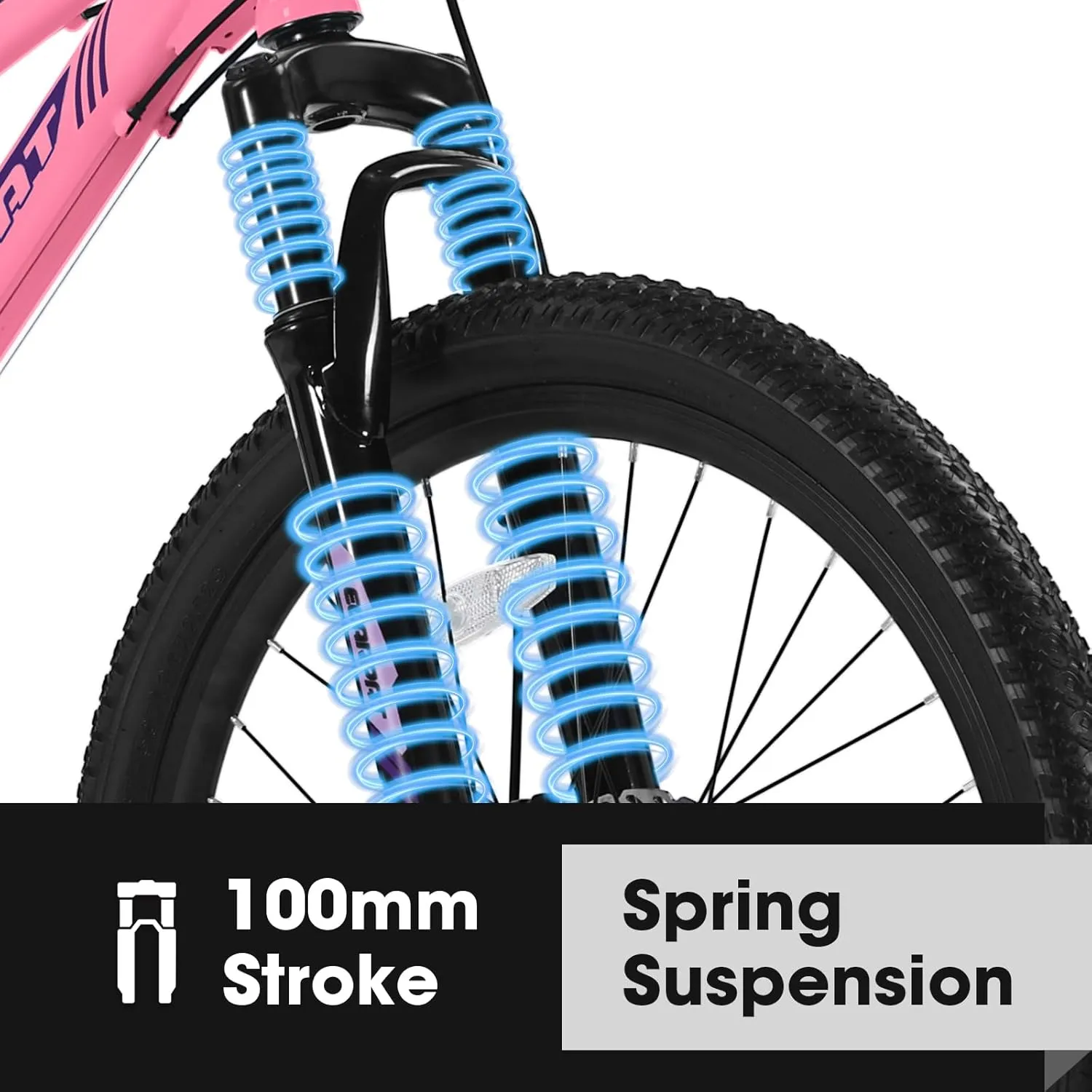Womens' Girls 24/26 Inch Kids Mountain Bikes, 21-Speed Children's Day Gifts for Ages 10  Years Old Bicycles, School Work Daily Commuting Summer Travel Bikes