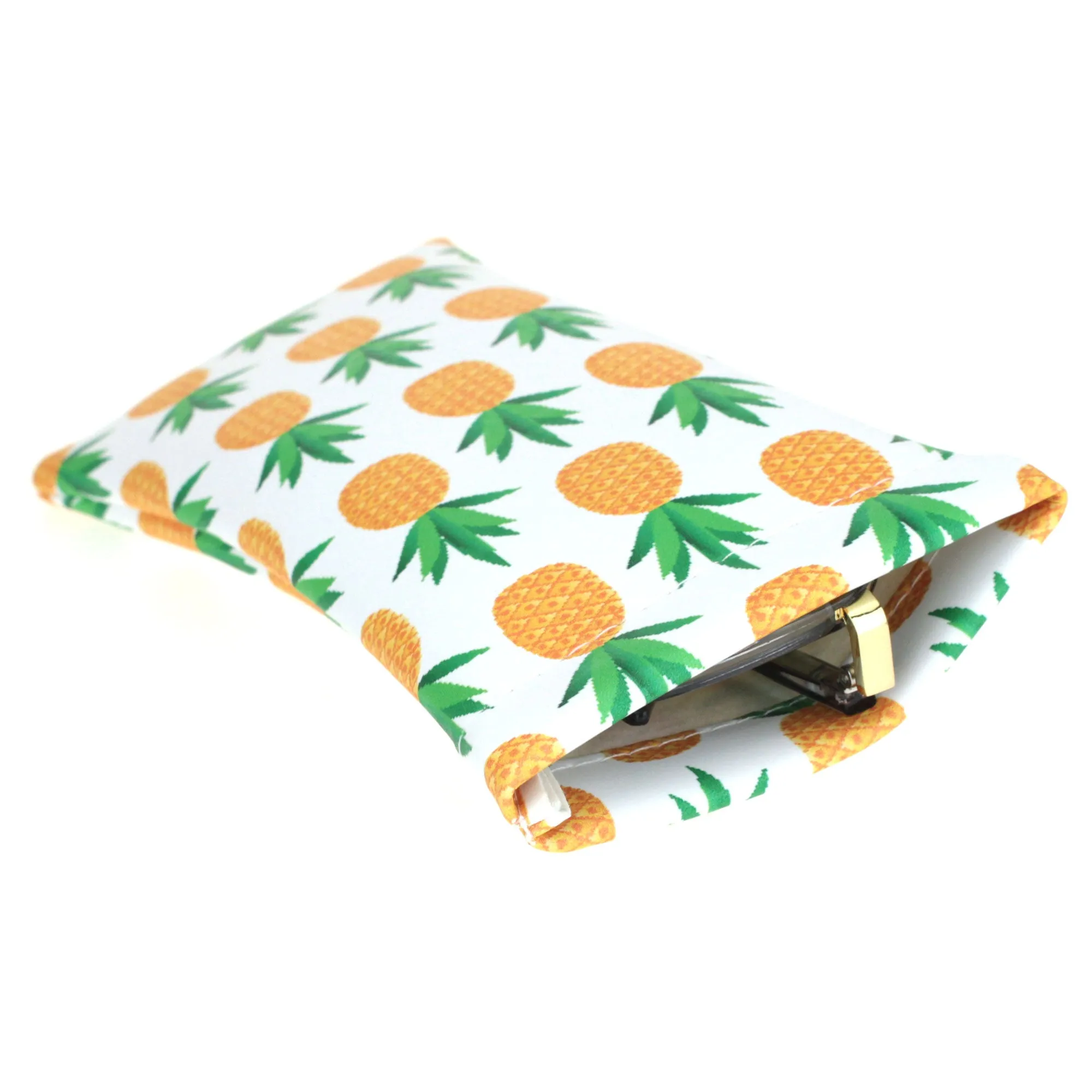 Womens Girly Print Squeeze Top Sunglasses Pouch
