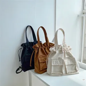 Women's Korean Style Fashion Large Capacity Nylon Backpacks