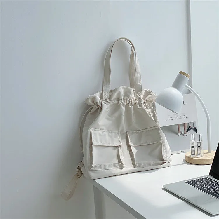 Women's Korean Style Fashion Large Capacity Nylon Backpacks