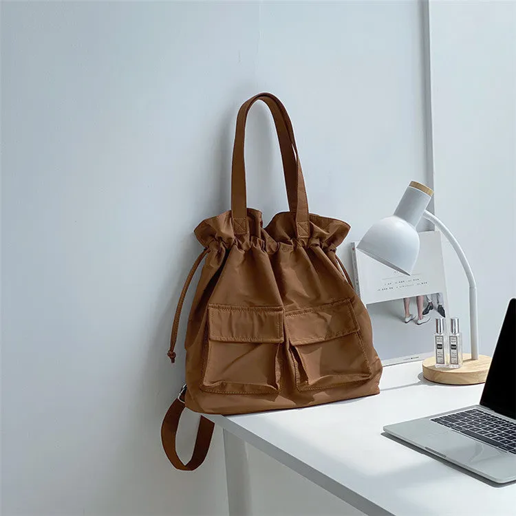Women's Korean Style Fashion Large Capacity Nylon Backpacks