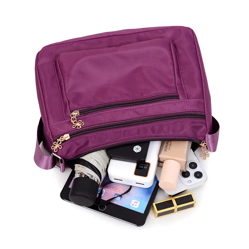 Women's Multilayer One Large Capacity Waterproof Nylon Bags
