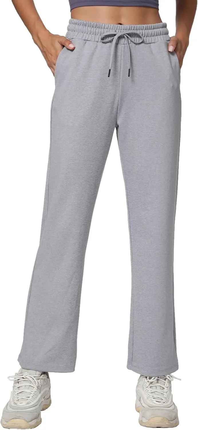 Women's Workout Joggers with Pockets-Quick Dry Athletic Lounge Pants for Hiking Yoga and Running
