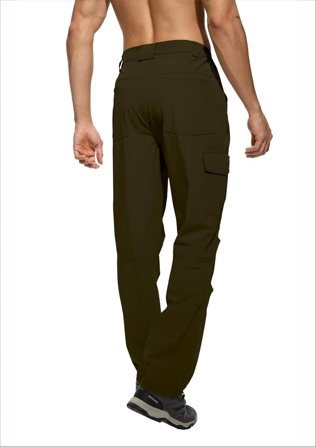 Work Pants for Men Waterproof Lightweight Quick Dry Travel Fishing Camping Men Hiking Cargo Pants Outdoor 6 Pockets