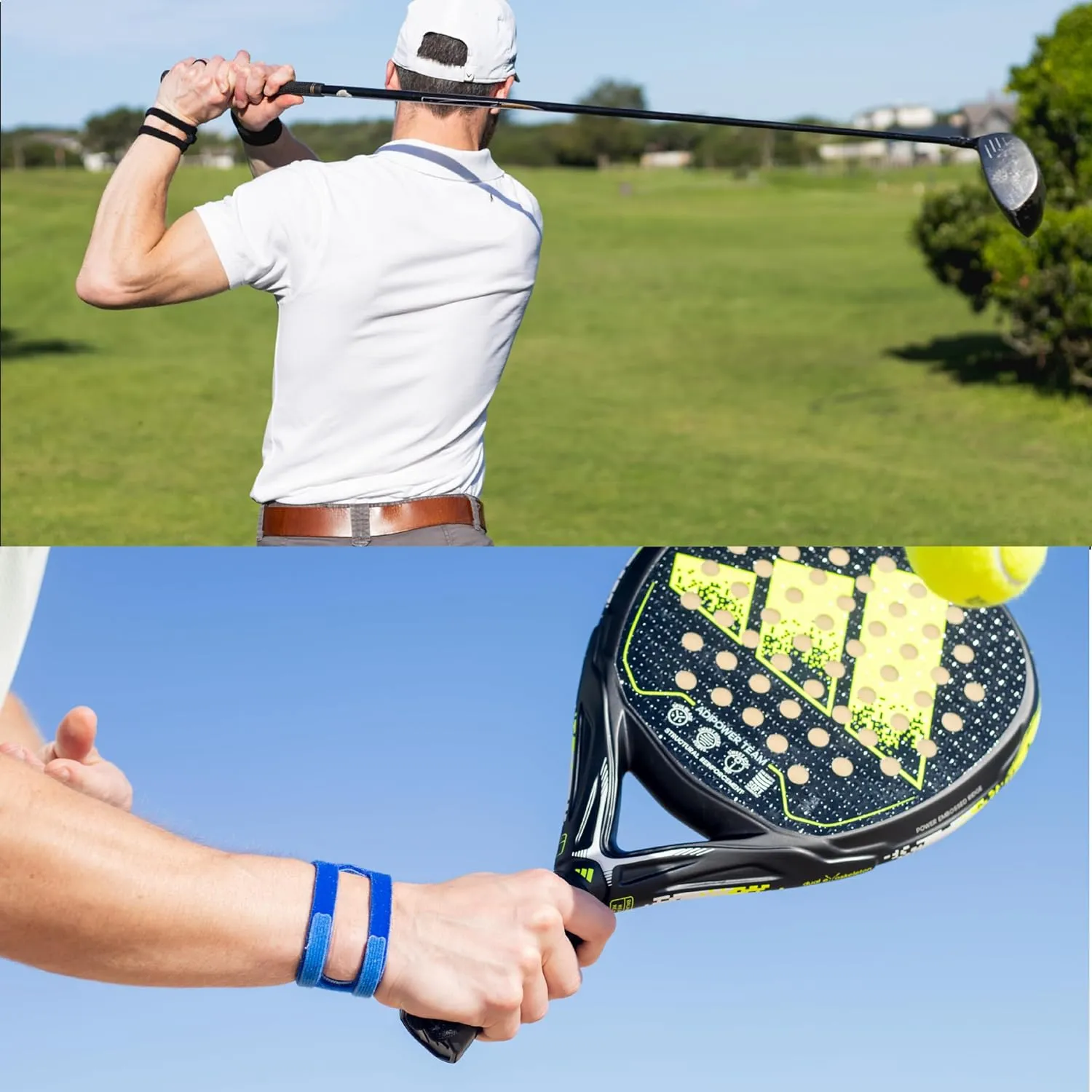 WristWidget® (Blue) Adjustable Wrist Brace for TFCC Tears, One Size fits Most. for Left and Right Wrists, Support for Weight Bearing Strain, Exercise