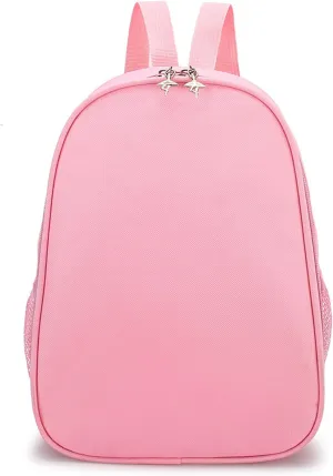 Yitengteng Ballerina Bag,Nylon Dance Backpack Bag for Girls,Simple and Large-capacity Children's Bag (Pink)