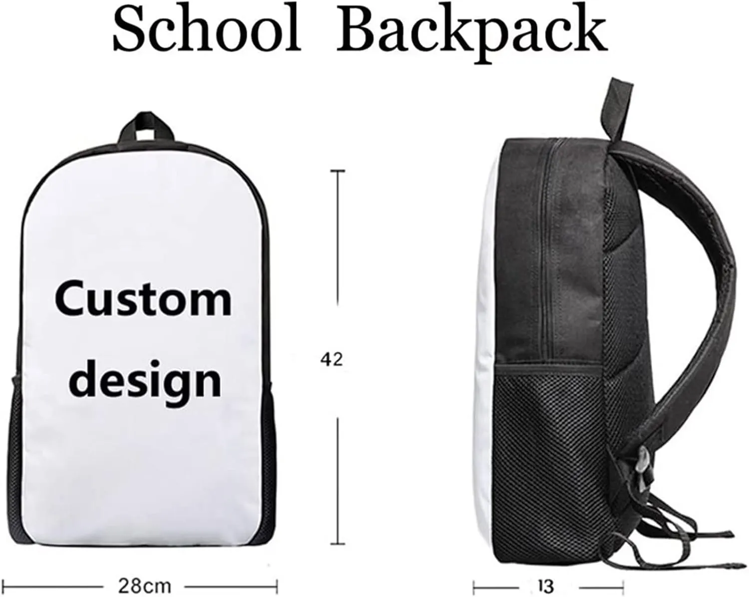 ZOUTAIRONG Custom Name American Magic Girl Backpack Elementary Middle School Bookbags Black African Girls School Bags Teens Childrens Backpacks 1St 3Rd 2Nd 4Th 5Th Grade Sport Book Bags